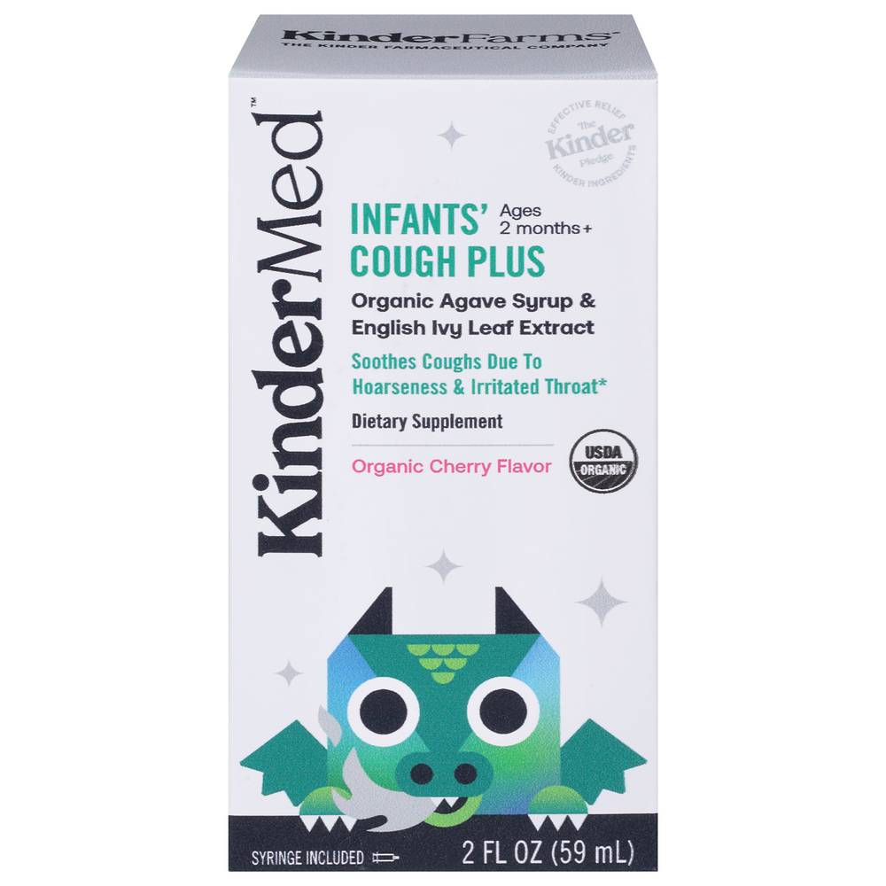 Kindermed Infants' Cough Plus Organic Cherry Flavor