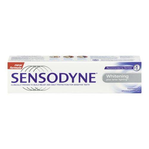 Sensodyne dentifrice blanchissant et antitartre (100 ml) - whitening plus tartar fighting toothpaste (100 ml)