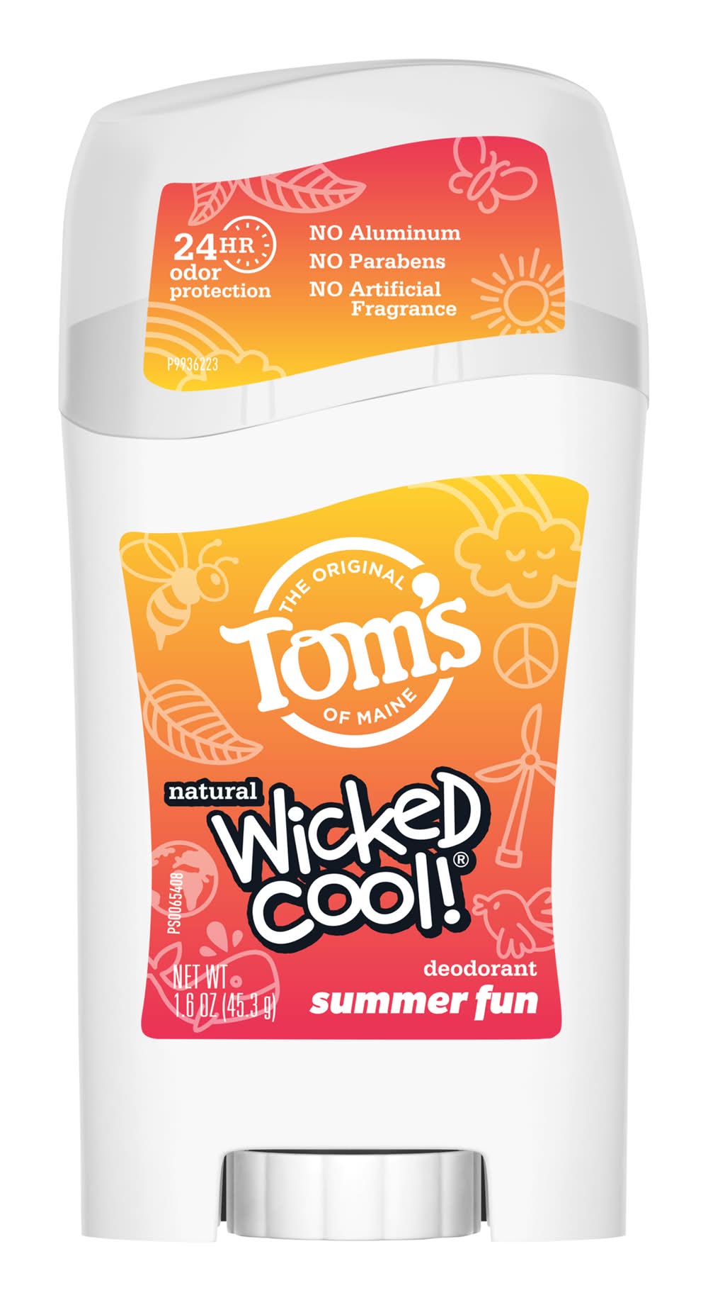 Tom's of Maine Wicked Cool! Natural Deodorant for Kids 1.6 oz