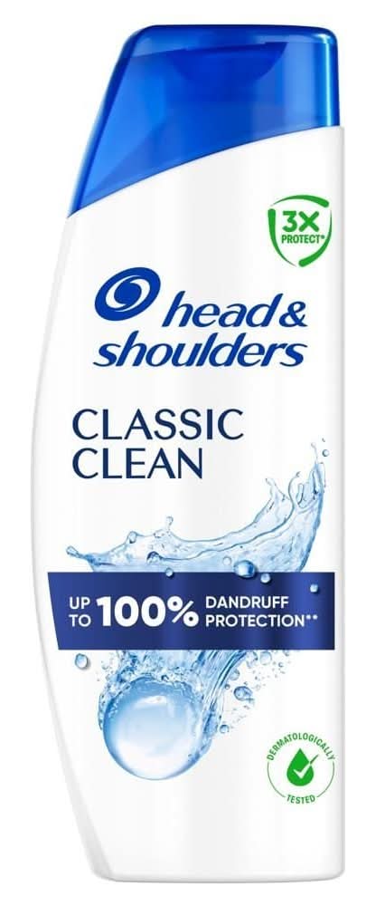 Head & Shoulders Classic Clean Szampon Przeciwłupieżowy 95 ml. Zwalcza Nadmiar Sebum i Swędzenie