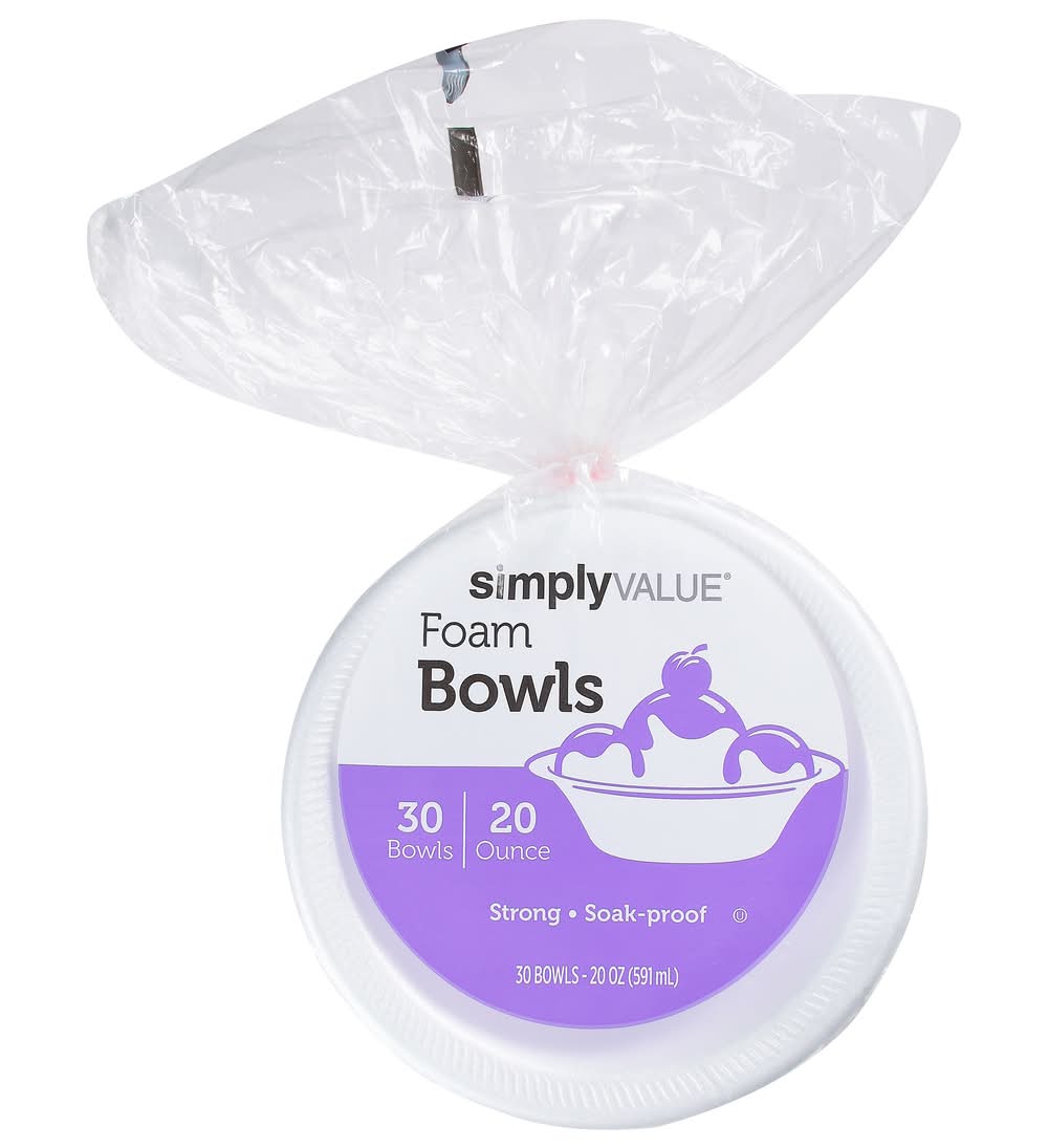 Simply Value Soak Proof Foam Bowls (0.8 oz)