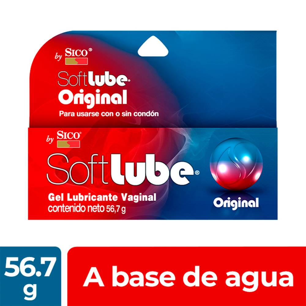 Sico gel lubricante vaginal soft lube original (tubo 56.7 g)