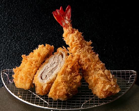 欲張り御膳！熟成重ねかつS＆海老フライ1本弁当  Greedy Gozen! Aged Kasane Cutlet S & Fried Shrimp (1pc) Bento