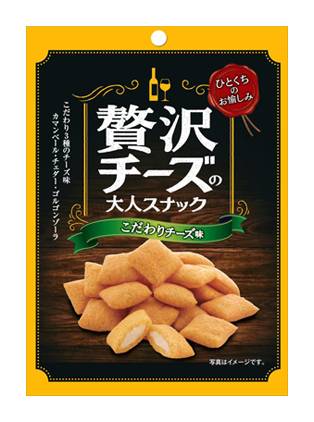348344：日酒販 菊屋贅沢チーズの大人スナック ��こだわりチーズ味 35G / Nisshuhan, Kikuya, Premium Cheese Snack of Adults, Rich Cheese Flavor, 35G