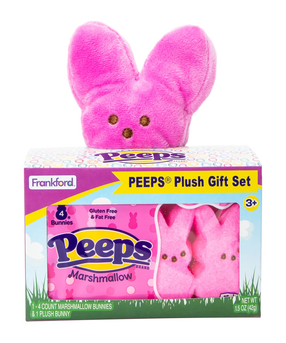 Peeps® Plush & Marshmallow Gift Set Pink