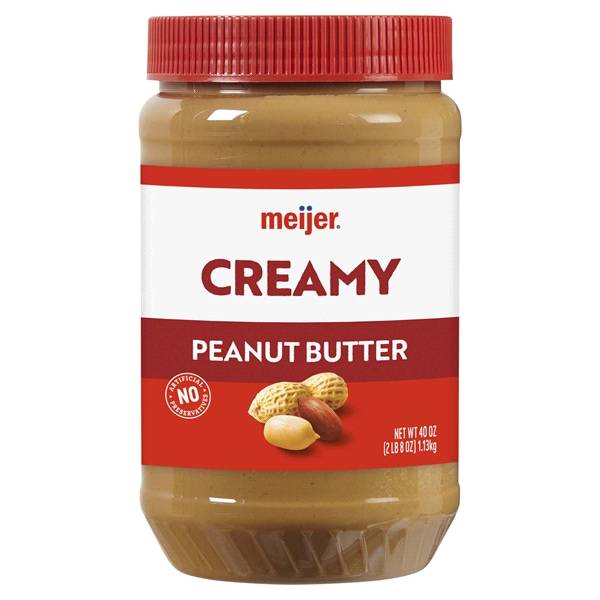 Meijer Creamy Peanut Butter (40 oz)