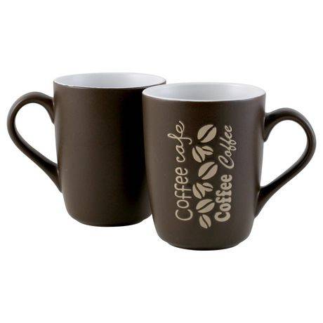 Mainstays Glaze  COFFEE CAFÉ brown 13OZ Mug