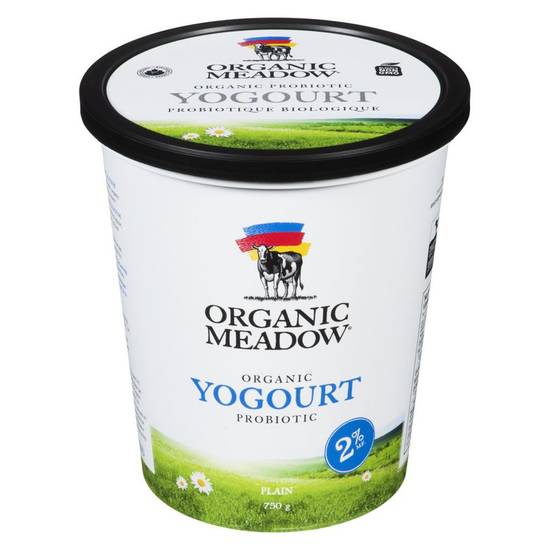 Organic Meadow Organic Plain Yogurt 2% (750 g)