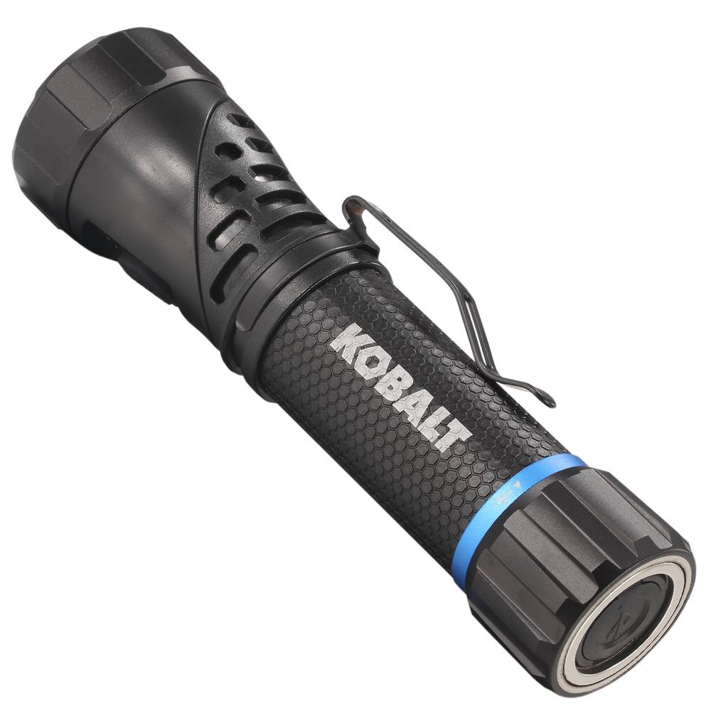 Kobalt 1000-Lumen 4 Modes LED Spotlight Flashlight with Rechargeable with Batteries Included | KFSWVL1000PP