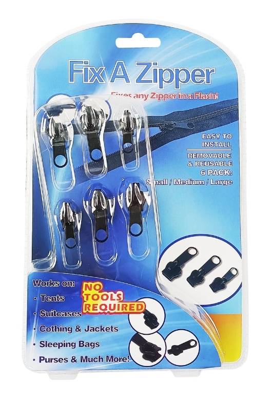 ASOTV ZIPPER FIXER 6PK