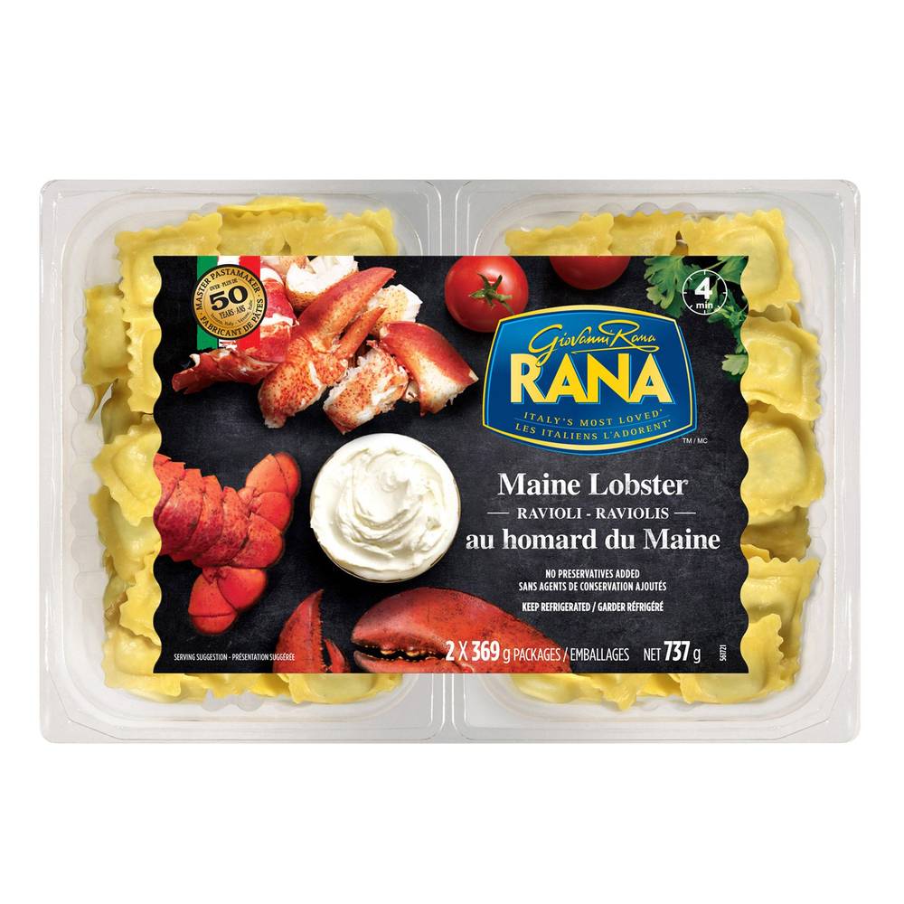 Rana Maine Lobster Ravioli, 2 X 369 G