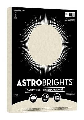 Astrobrights Specialty Parchment Card Stock, 8.5 Inch x 11 Inch (100 ct)