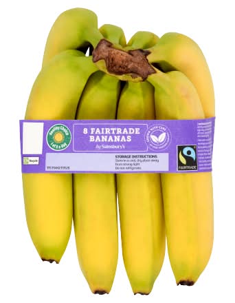 Sainsbury's Fairtrade Bananas (8 pack)