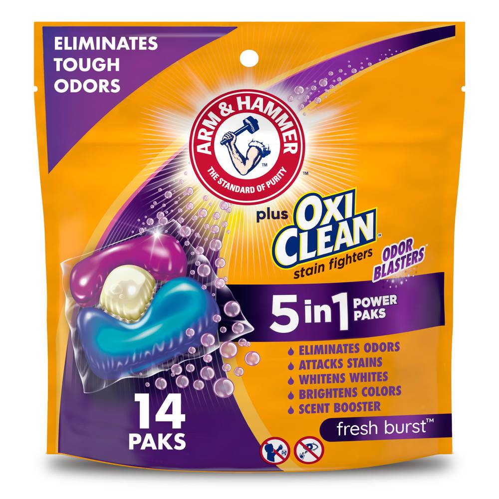 Arm & Hammer Plus Oxi Clean Stainfighters Laundry Detergent (14 ct)