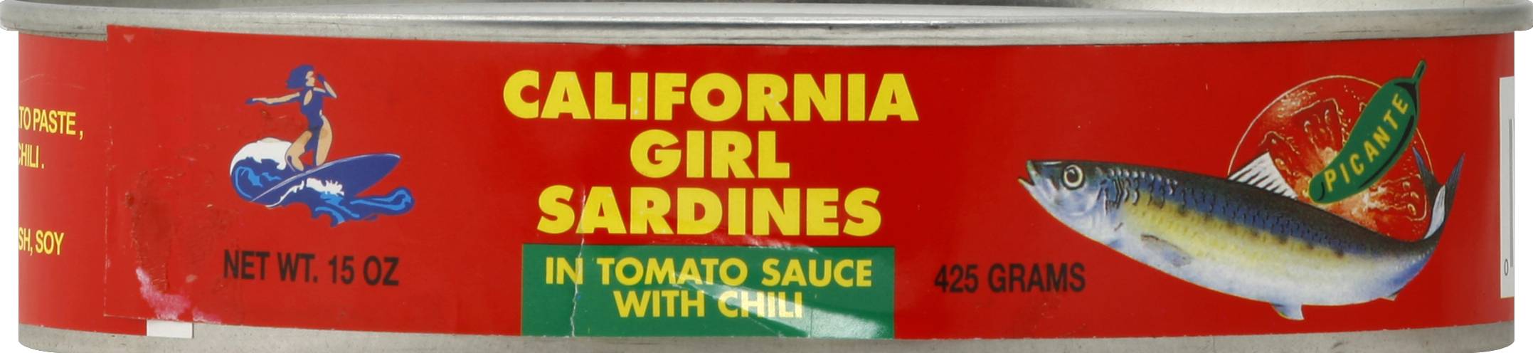 California Girl Sardines in Tomato Sauce With Chili (15 oz)