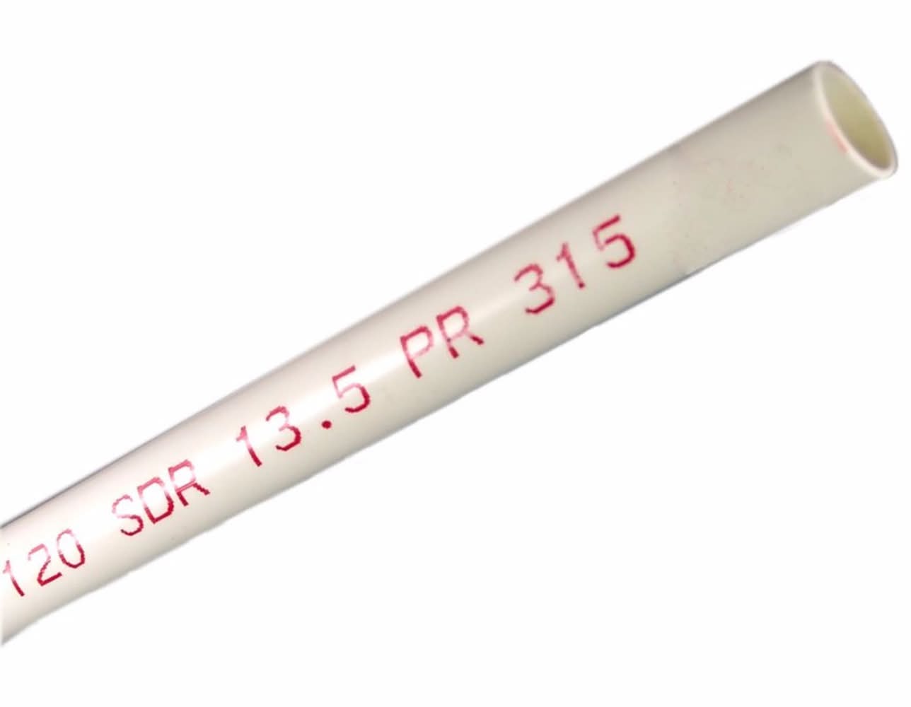 Jm Eagle Sdr21 Pvc Pressure Pipe 1/2 In. D X 10 Ft. L Plain End 200 Psi
