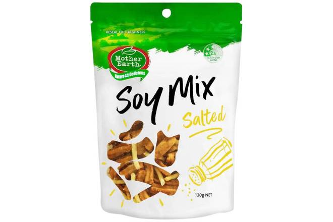Mother Earth Soy Mix 130g Lightly Salted