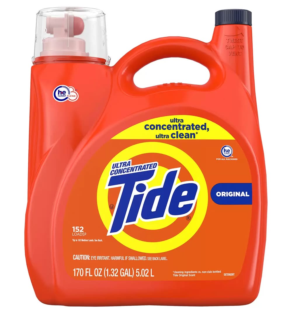 Tide · Detergente líquido ultraconcentrado para ropas original (5,02 L)