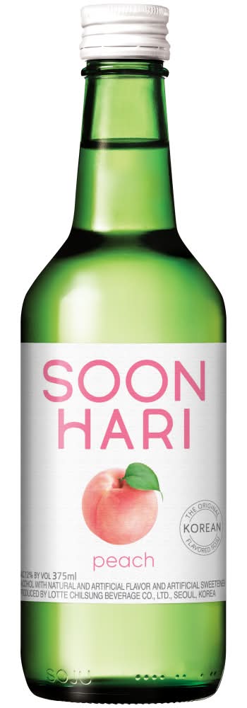 Soonhari Flavored Soju, Peach (375 ml)