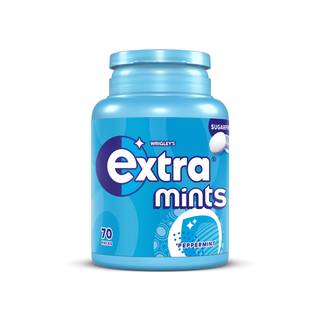 Wrigleys Extra Extra Peppermint 70 Mint Bottle 70S