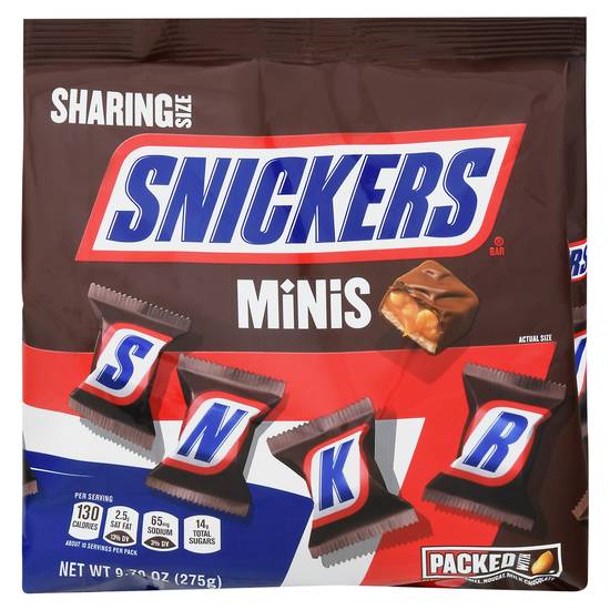 Snickers Minis Size Chocolate Candy Bar (9.7 oz)