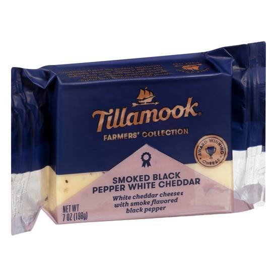 Tillamook Farmers' Collection Smoked Black Pepper White Cheddar Cheese