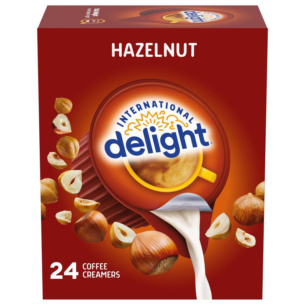 International Delight Hazelnut Coffee Creamer Singles (24 ct)