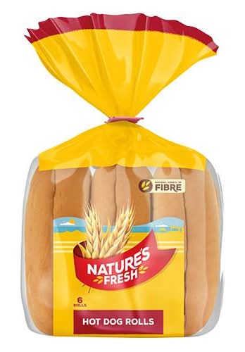 Natures Fresh Long White Rolls 6pk