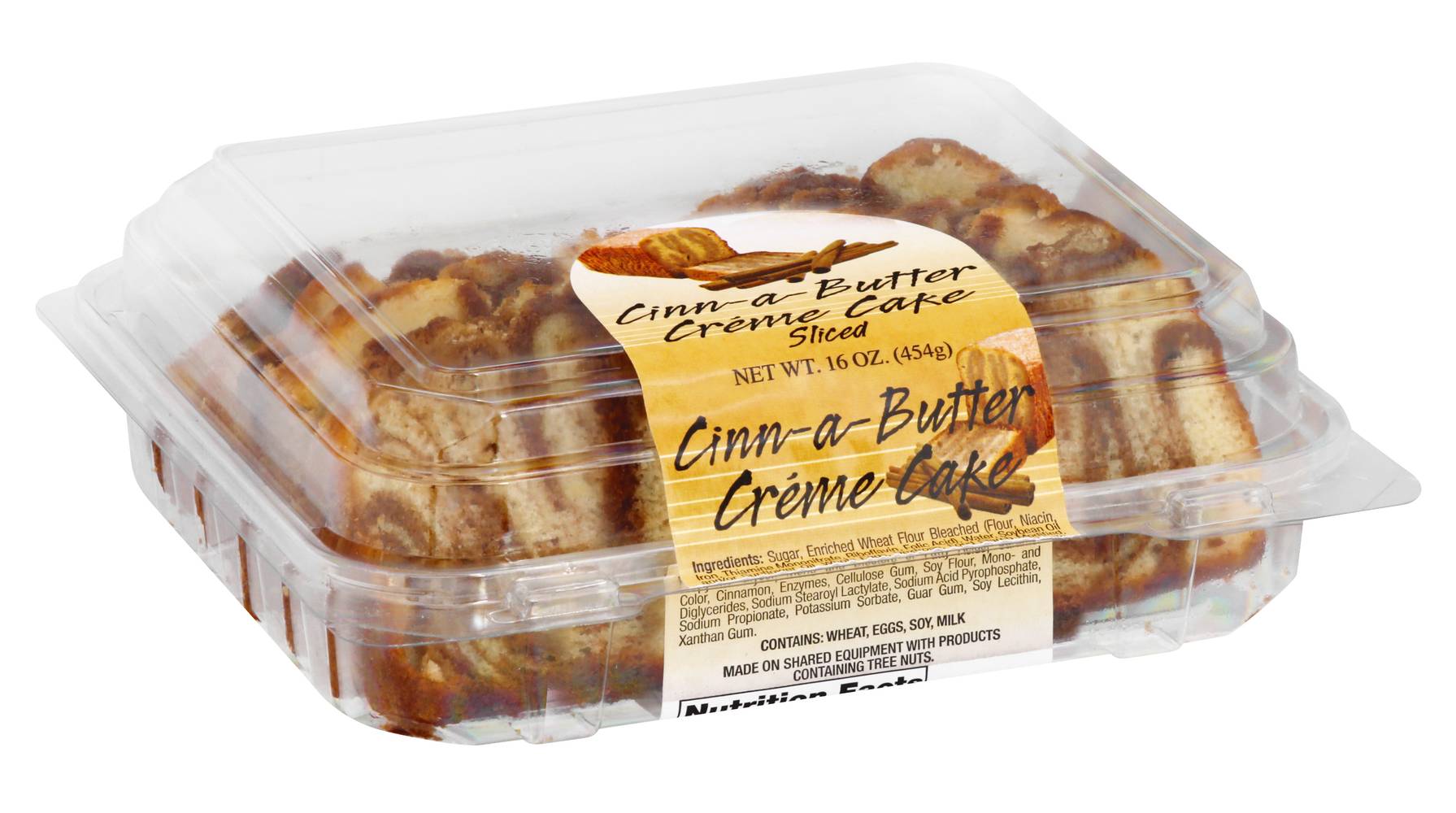 Olson's Baking Company Sliced Cinn-A-Butter Creme Cake (1 lbs)