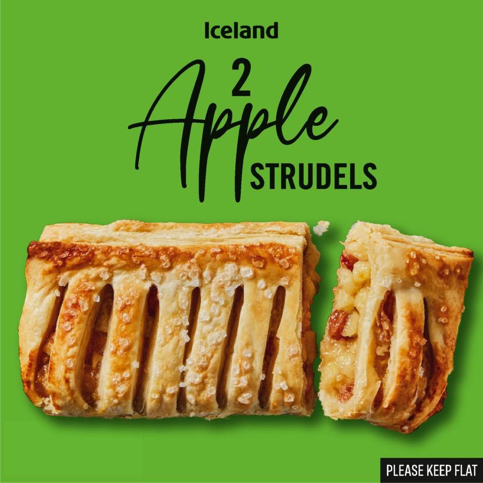 Iceland 2 Apple Strudels 600g