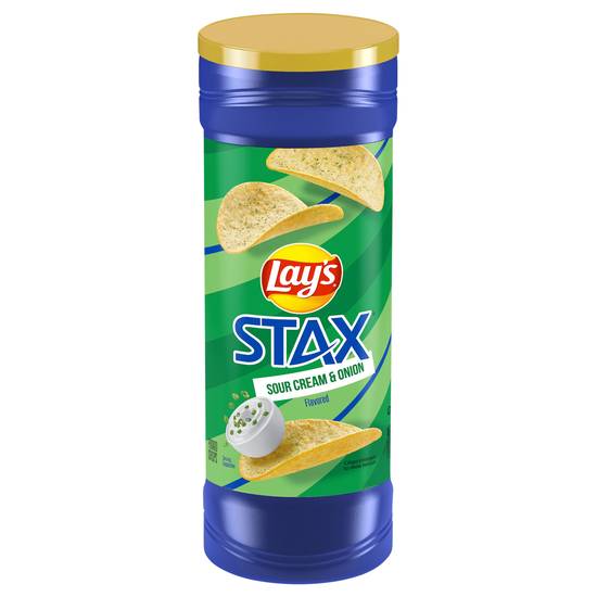 Lay's Stax Potato Crisps (sour cream-onion)