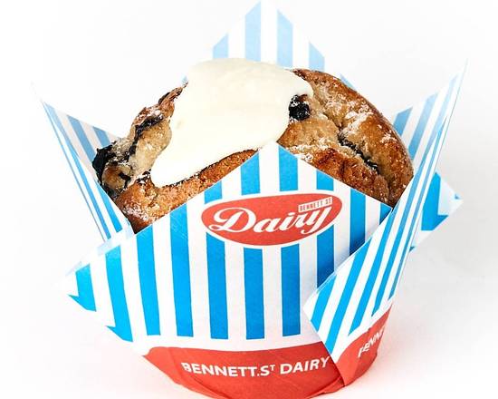 Bondi Dairy White Choc Chip Blueberry Muffin 150g