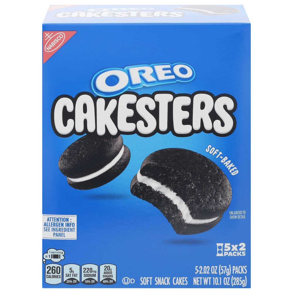 Oreo Cakesters Soft Baked Snack Cakes (5 x 2.02 oz)