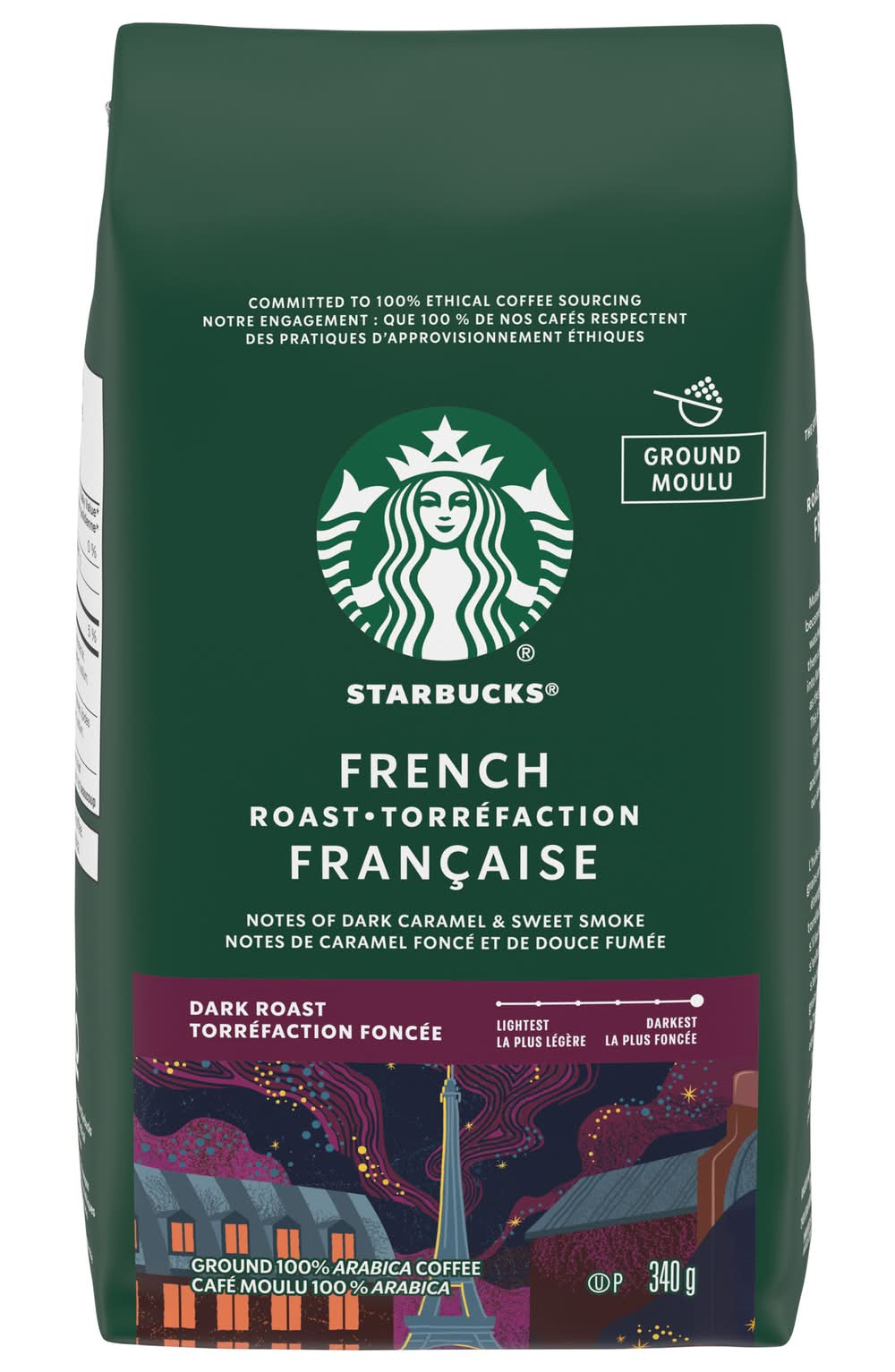 Starbucks French Roast Ground Coffee (340 g)