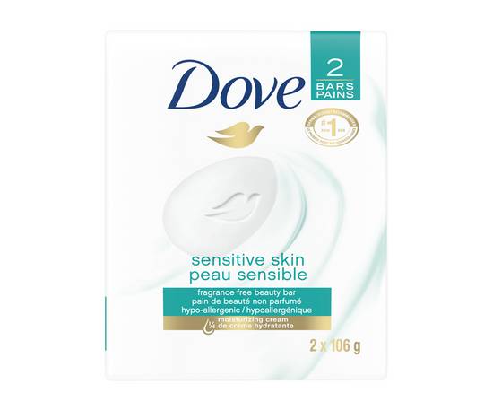 Dove Sensitive Skin Beauty Bar (2 units)