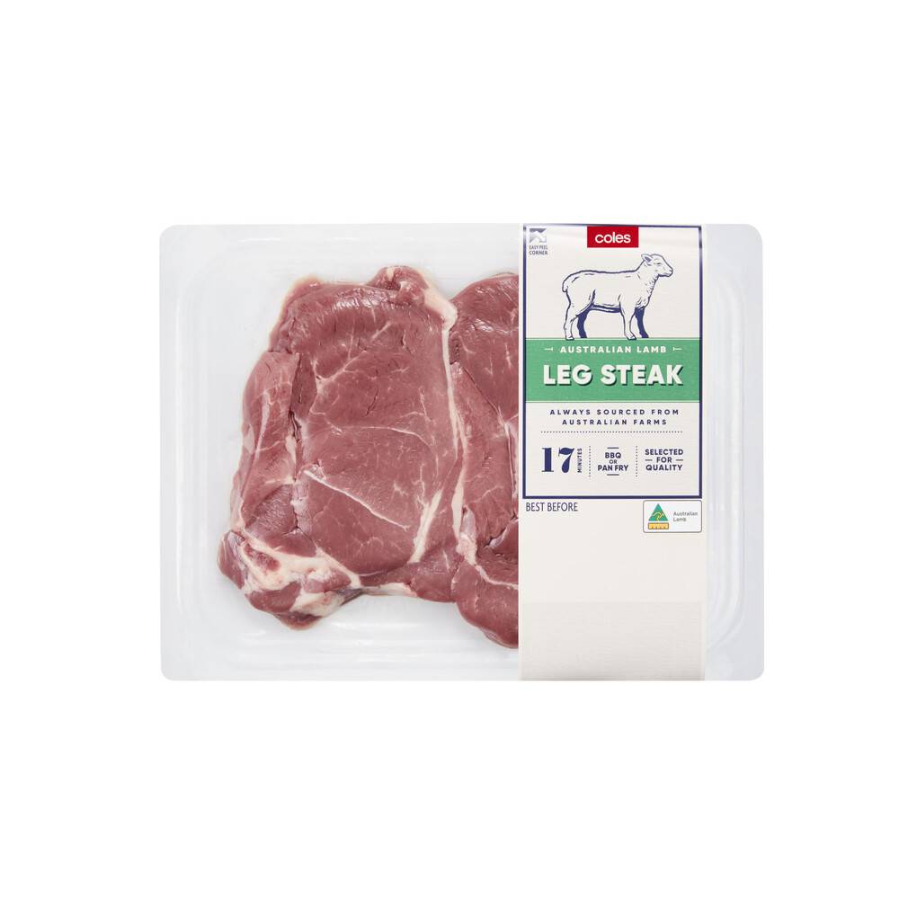 Coles Lamb Leg Steak