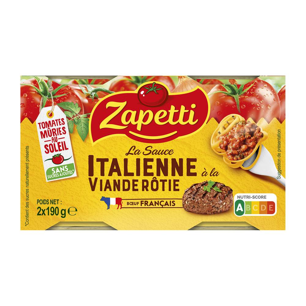 Zapetti - Sauce italienne à la viande rôtie