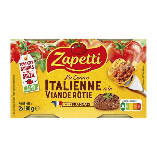 Zapetti - Sauce italienne (2 pièces)
