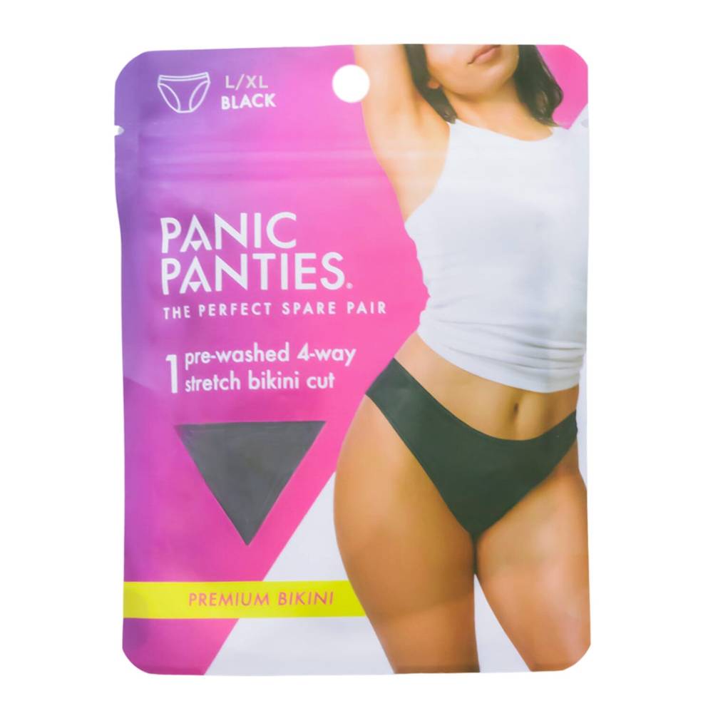 Panic Panties Premium Bikini (l/xl/black)