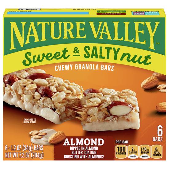Nature Valley Sweet & Salty Nut Almond Chewy Granola Bars (6 ct)