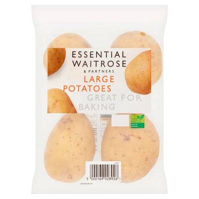 Essential Waitrose & Partners Large Potatoes (4 ct)