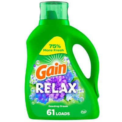 Gain Relax Liquid Laundry Detergent Dewdrop Dreams