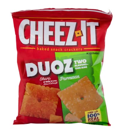 Cheez-It® Duoz Baked Snack Crackers - Sharp Cheddar & Parmesan