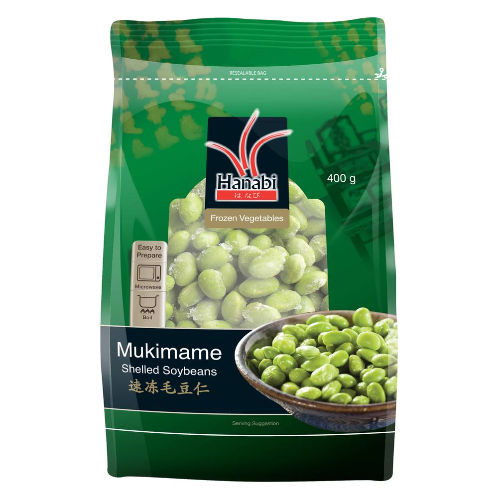 Hanabi Mukimame Shelled Soybeans (400g)
