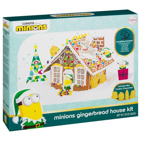 Cookies United Minions Gingerbread House Kit (29 oz)