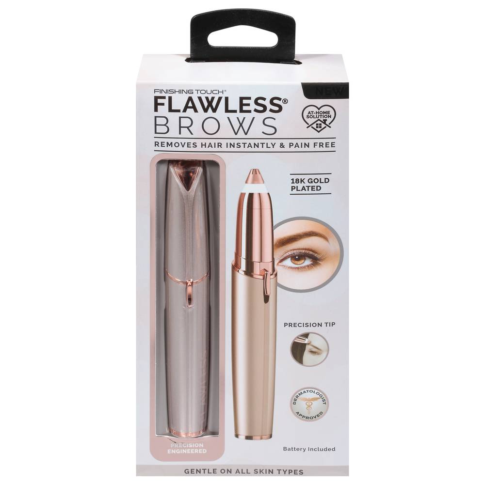 Finishing Touch Flawless Removes Hair Instantly & Pain Free 18k Gold Plated Brows