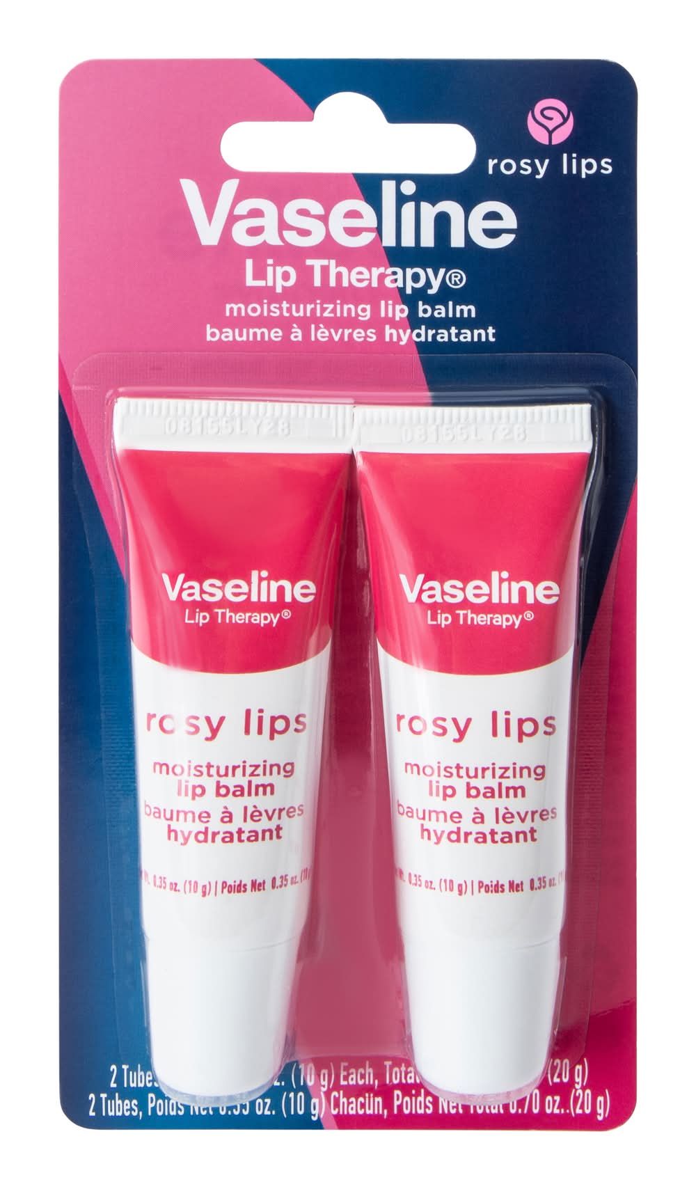 Vaseline® Rosy Lips Lip Therapy Balm 2-Pack Rosy Lips