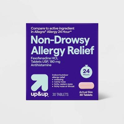 up&up Fexofenadine Hydrochloride 180mg Allergy Relief Tablets (30 ct)