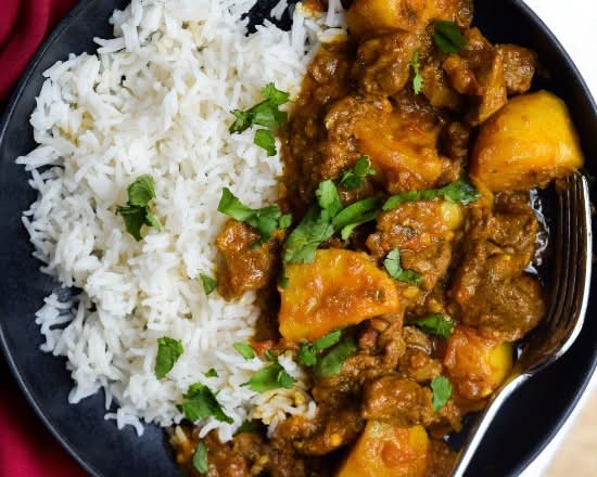 Plat agneau madras
