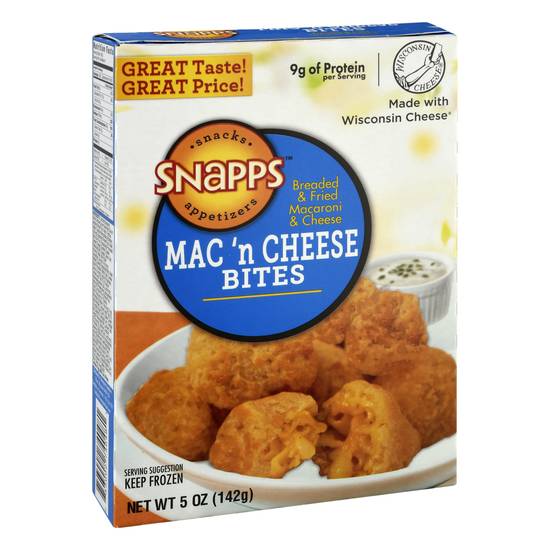 Snapps Breaded & Fried Macaroni & Cheese Bites